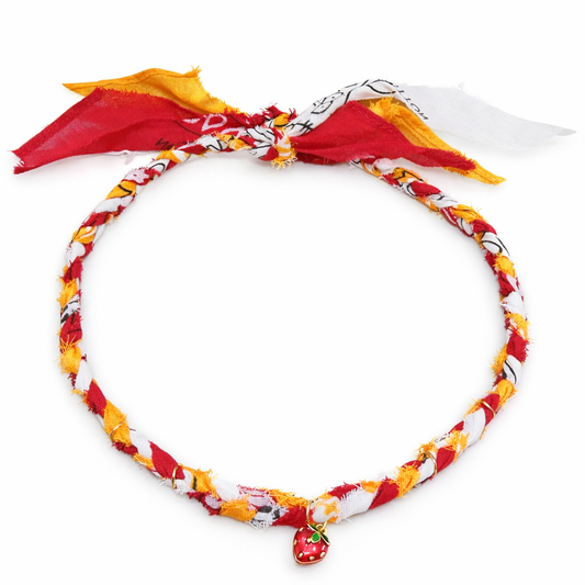 Handmade fabric Bandana Necklace